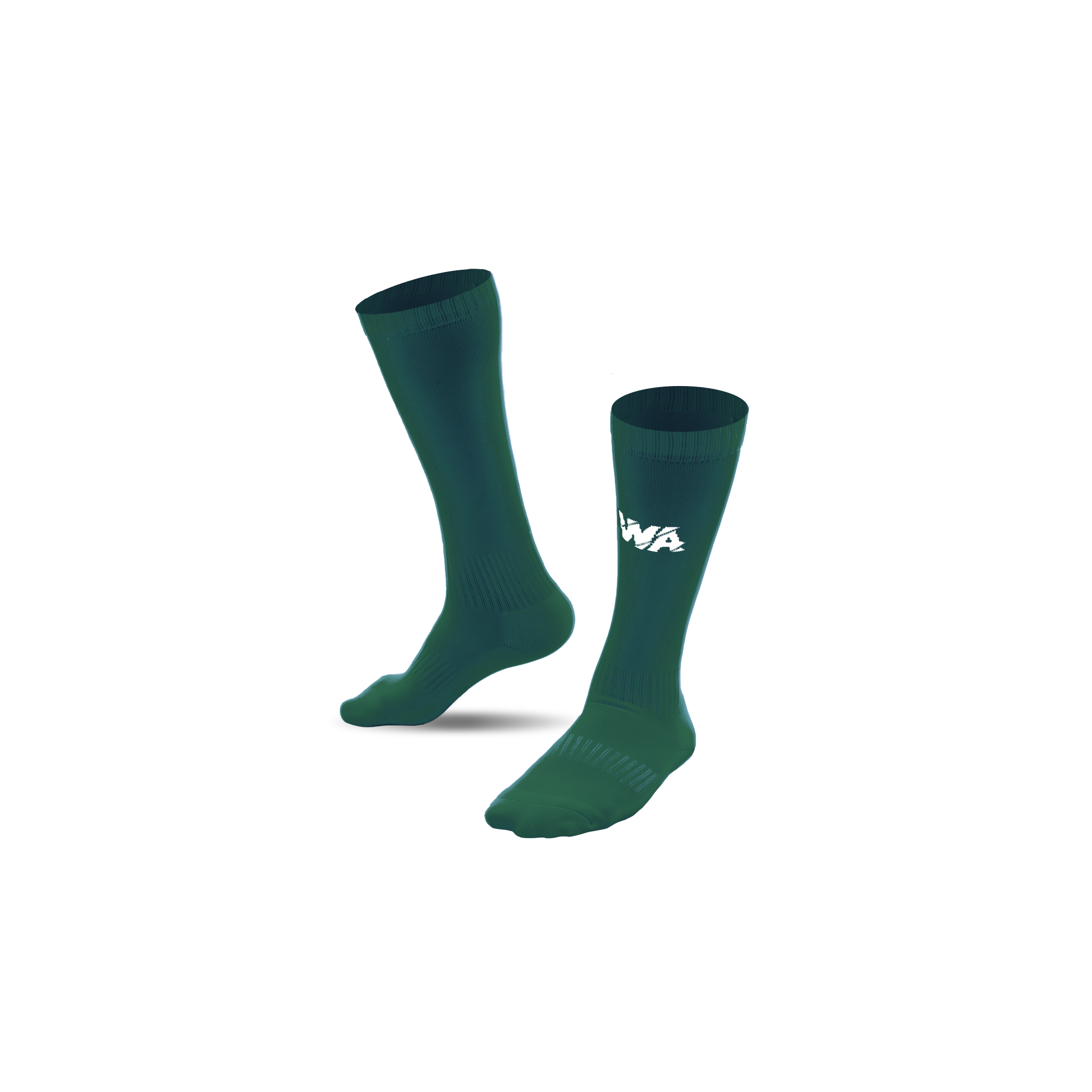 Chausette vert/blanc