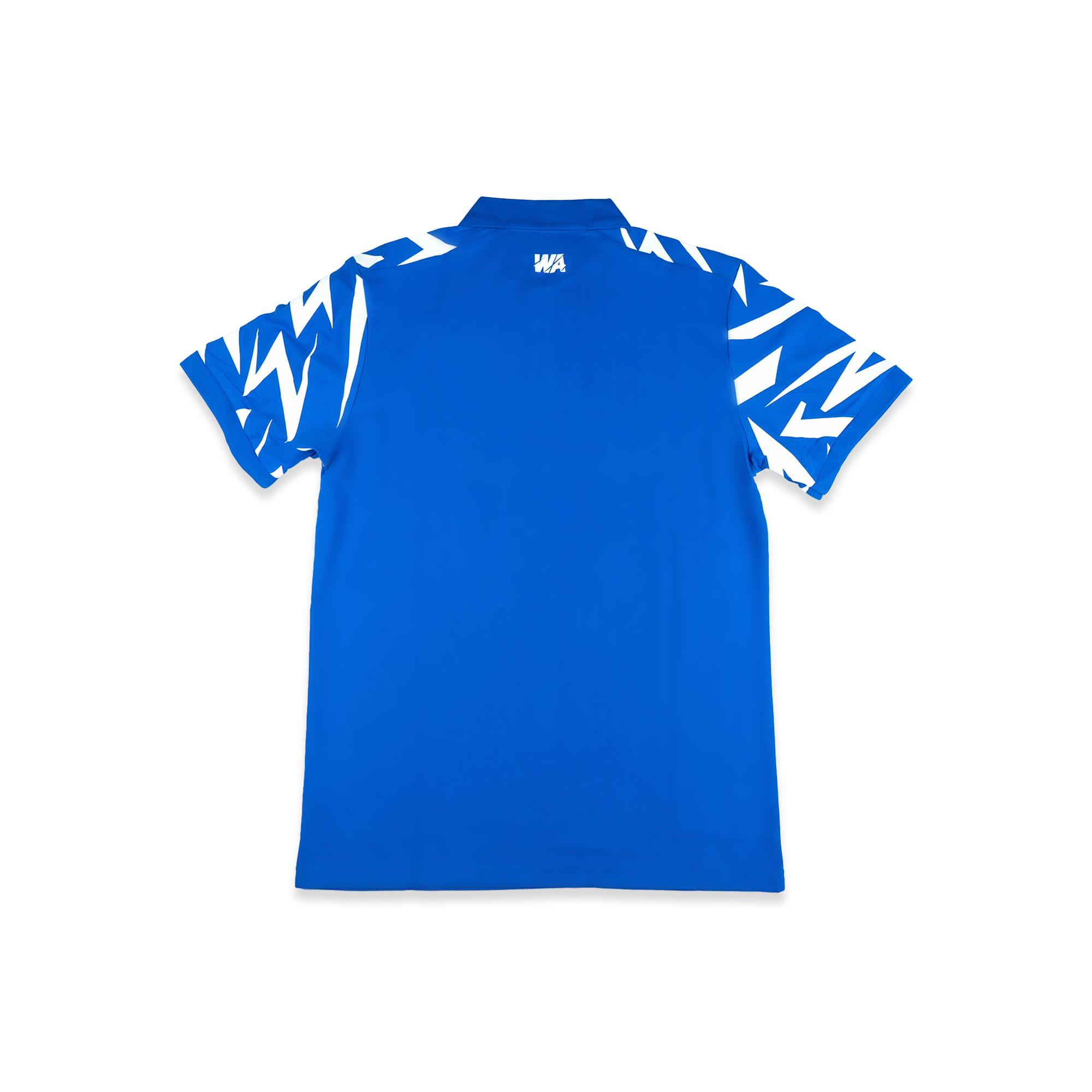 Polo bleu/blanc