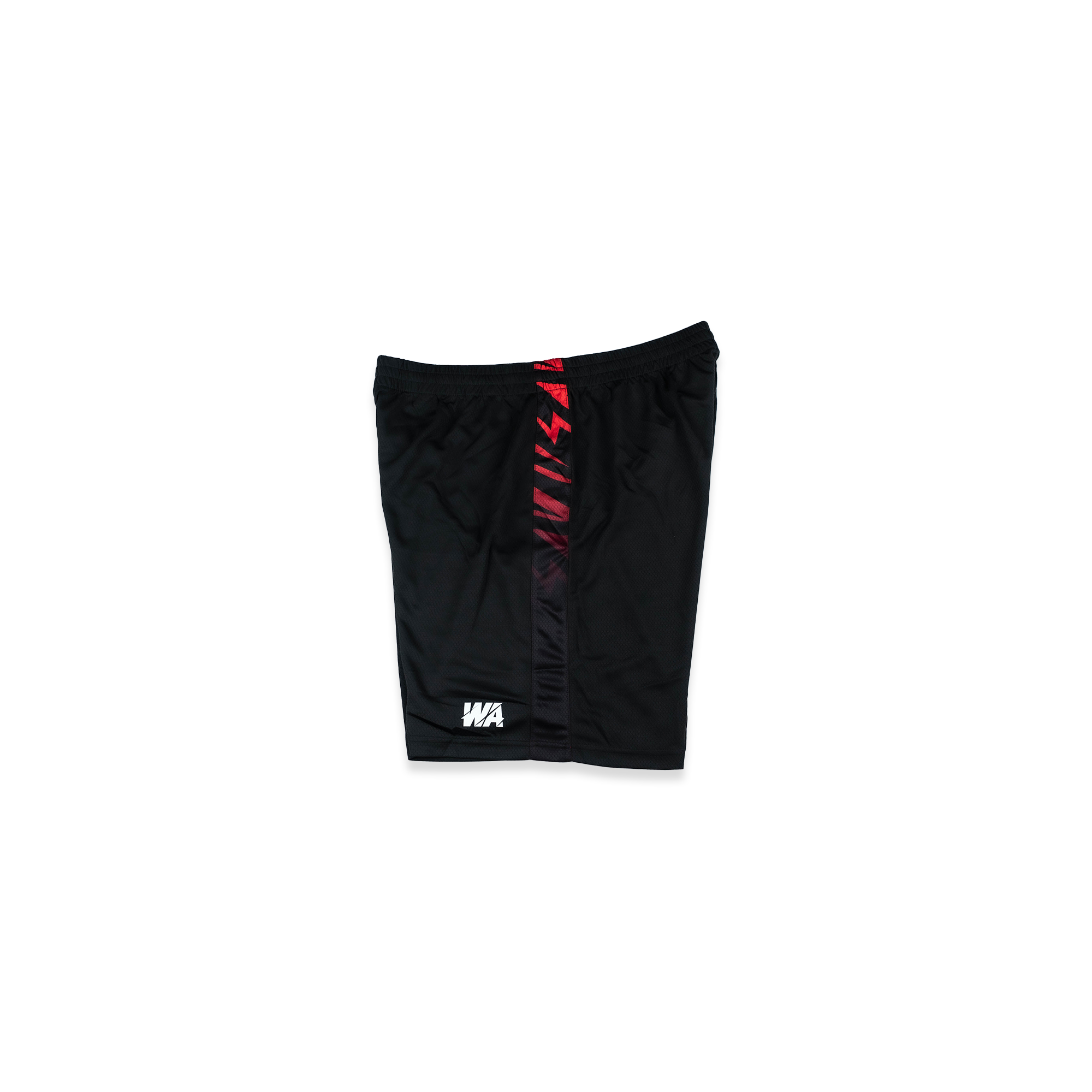 Short noir et rouge dégradé