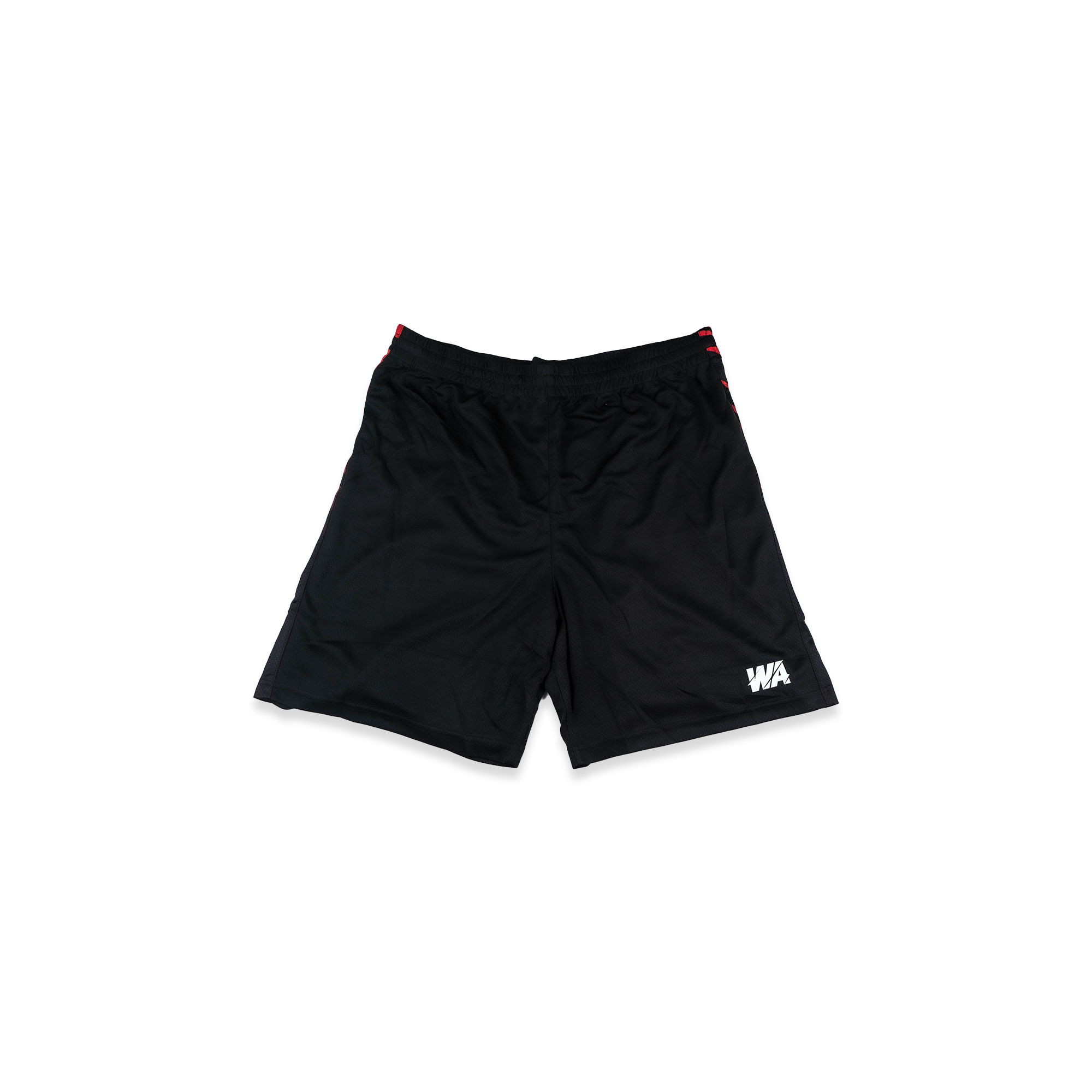 Short noir et rouge dégradé