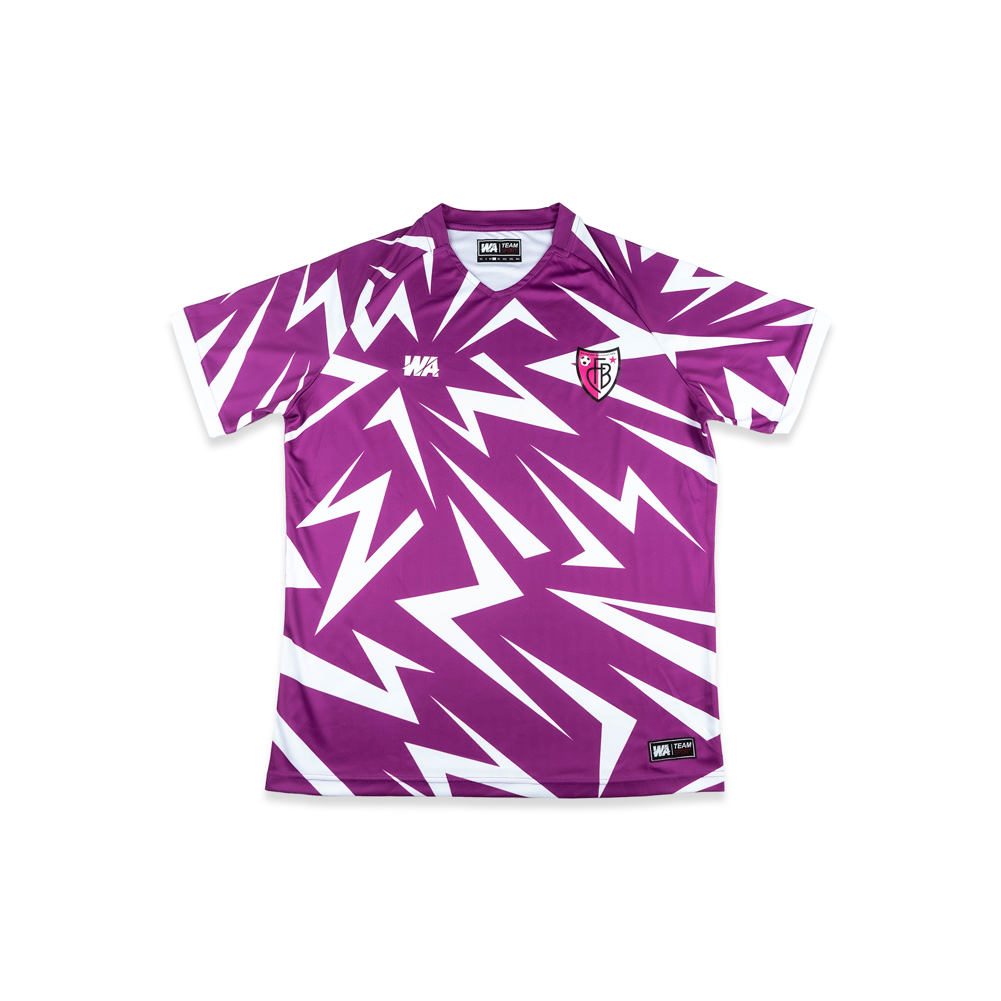 Maillot mauve blanc