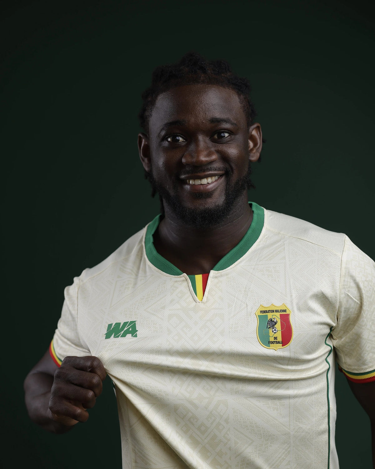 Maillot domicile Mali 2026 vue de face
